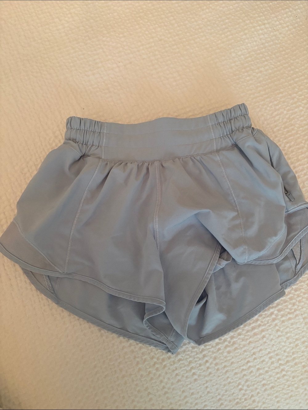 Lululemon light blue hottie hot shorts